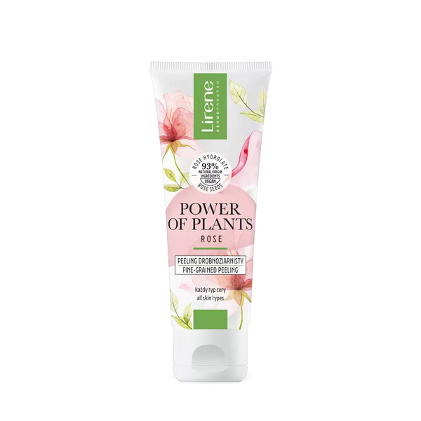 Lirene Power Of Plantis Fine-grained Peeling Rose 75ml