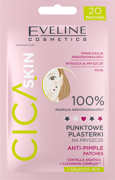 Eveline Cica Skin Anti-Pimple Spot Pimple Patches 1 pc