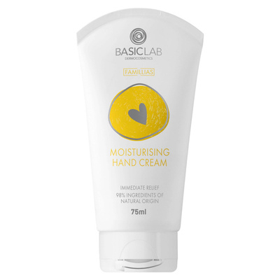 BasicLab Famillias Moisturizing Hand Cream Immediate Relief 75ml