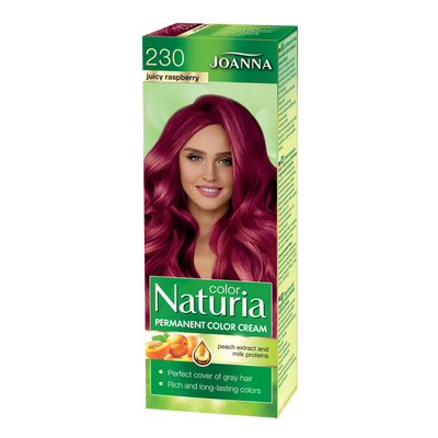 Joanna Naturia Color Hair Dye with Milk Proteins 230 Juicy Raspberry 100ml