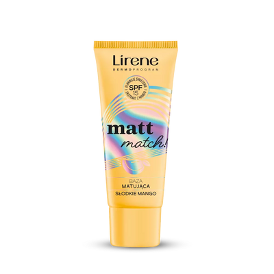 Lirene Matt Match! Mattifying Base SPF15 Sweet Mango 30ml