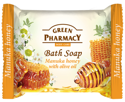 Green Pharmacy Bar Soap with Manuka Honey and Olive Oil 100g