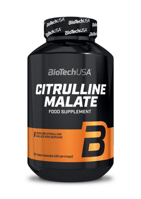 BioTechUSA Citrulline Malate Pre-Workout Supplement for Athletes 90 Capsules
