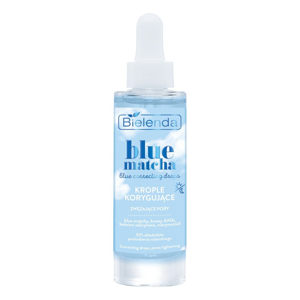 Bielenda Blue Matcha Correcting and Narrowing Pores Drops for All Skin Types 30ml