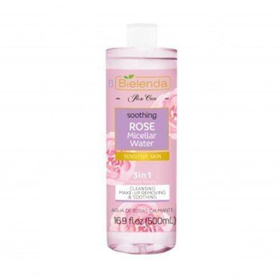 Bielenda Rose Care Soothing and Cleansing Rose Micellar Water 3in1 for Sensitive Skin 500ml  