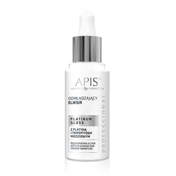 Apis Professional Platinum Gloss Rejuvenating Elixir with Platinum and Copper Tripeptide 30ml