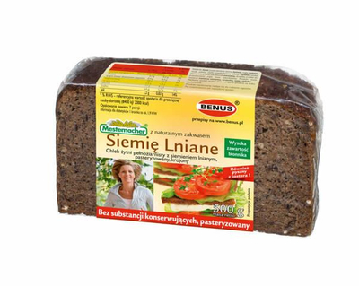 Benus Mestemacher Rye Bread with Linseed 500g