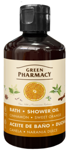 Green Pharmacy Firming Bath and Shower Oil Cinnamon and Sweet Orange 250ml