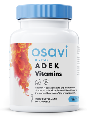 Osavi ADEK Vitamins 60 Softgels