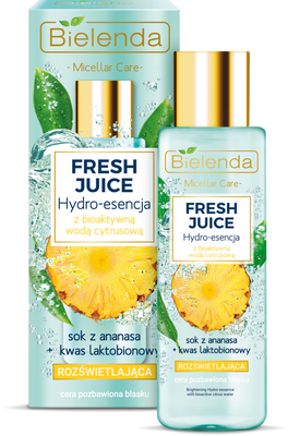 Bielenda Fresh Juice Brightening Hydro Essence with Pineapple and Lactobionic Acid 110ml