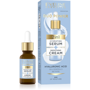 Eveline Duo Power 2in1 Moisturizing Serum and Smoothing Cream 18ml