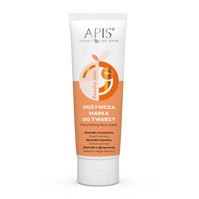 Apis Peachy Skin Nourishing Face Mask with Peach and Cotton Extract for Dry Tired Skin 100ml