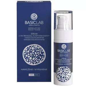 BasicLab Serum with Trehalose 10% and 5% Peptide Moisturizing and Filling for Day and Night 30ml