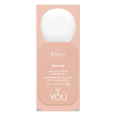 Miya y.you blur.me Lightweight SPF50 cream with blurring effect, 30ml