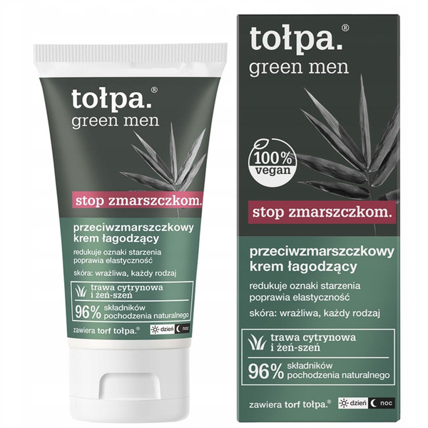 Tolpa Green Men Anti-Wrinkle Soothing Cream For Sensitive Skin 50ml