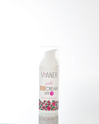 Vianek Soothing BB Cream SPF15 for Irritated Skin with Purple Echinacea Extract Light 50ml