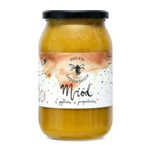 Pasieki Sadowskich Multifloral Honey with Pollen and Propolis 1150g