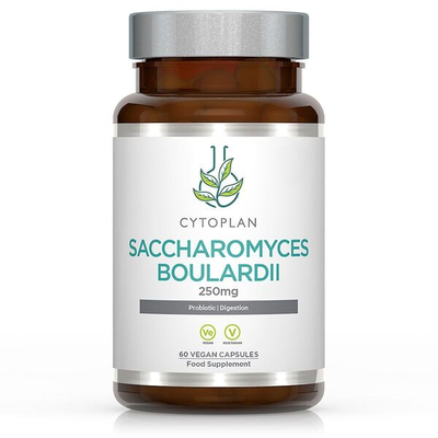 Cytoplan Saccharomyces Boulardii Probiotic Yeast for Digestive Support 60 Capsules