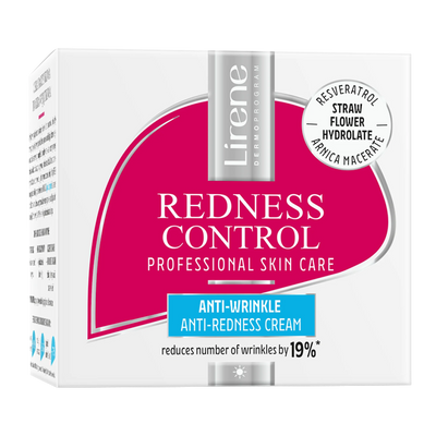 Lirene Redness Control Anti-Wrinkle Moisturizing Cream for Redness SPF 20 50ml