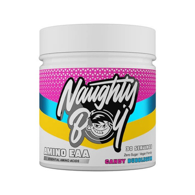Naughty Boy Amino EAA Candy Bubblegum Amino Acids Powder For Recovery and Endurance 345g