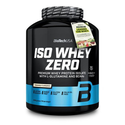 BioTechUSA Iso Whey Zero, Tiramisu - 1816g