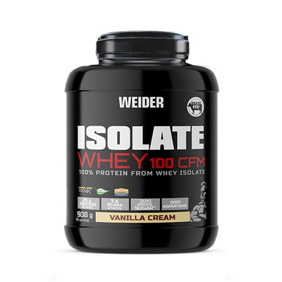Weider Isolate Whey 100 CFM, Vanilla Cream - 908g