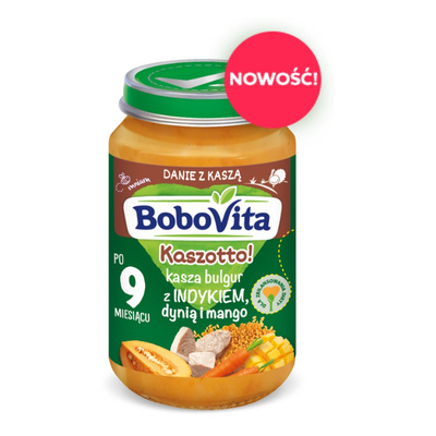 BoboVita Kaszotto! Bulgur with Turkey, Pumpkin and Mango from 9 Months 190g