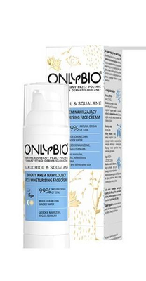 OnlyBio Rich Moisturizing Cream with Bakuchiol and Squalane for Normal Dry and Dehydrated Skin 50ml