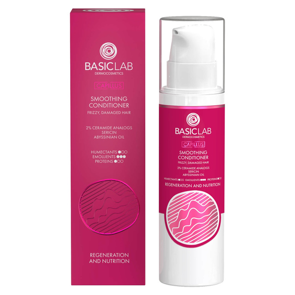 BasicLab Capillus Smoothing Conditioner For Frizzy Damaged Hair 250ml