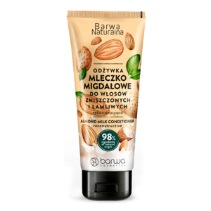 Barwa Natural Reconstructing Conditioner with Almond Milk for Damaged and Brittle Hair 200ml