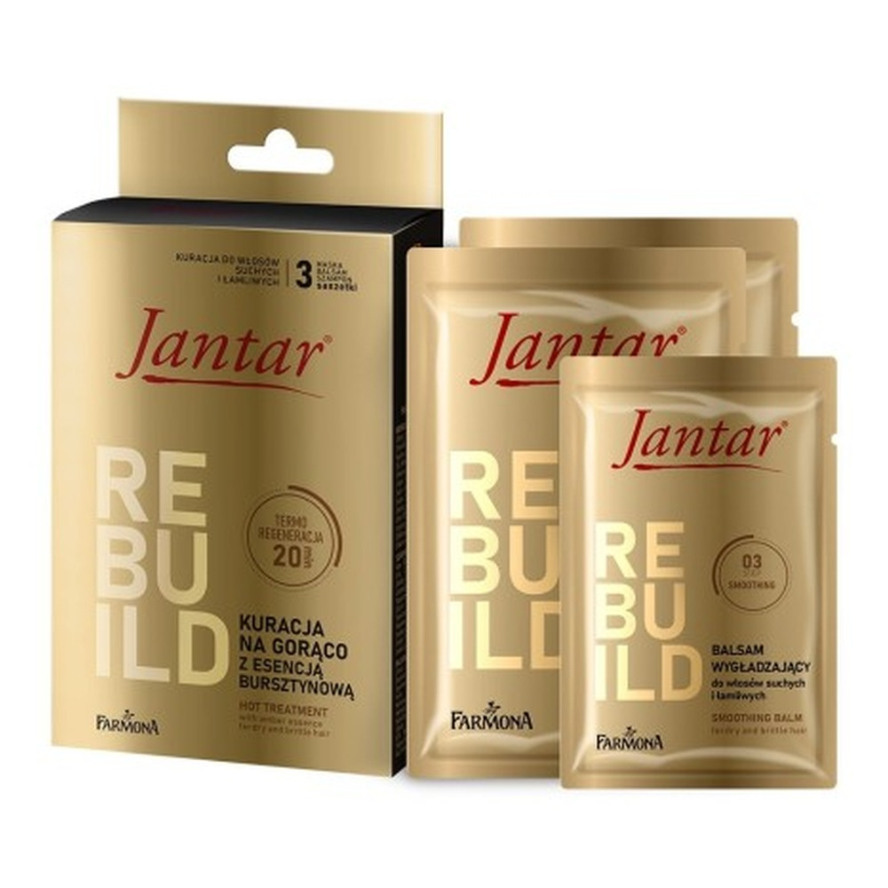 Jantar Hot Treatment with Amber Essence for Dry and Brittle Hair 1 Piece
