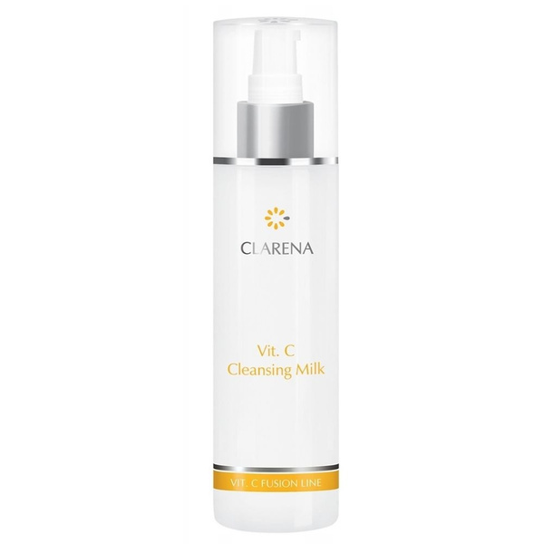 Clarena Vit C Fusion Line Makeup Remover Milk with Vitamin C Illuminating for Tired Skin 200ml