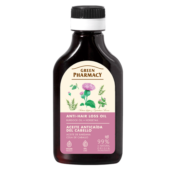 Green Pharmacy Burdock Oil with Horsetail Extract Anti Hair Loss 100ml