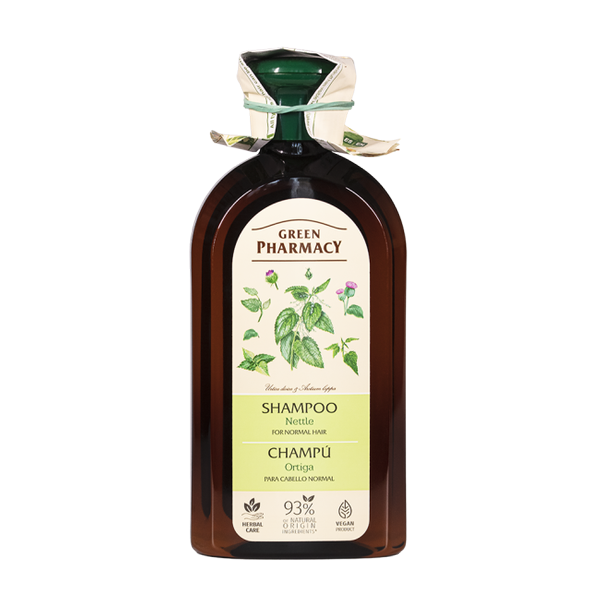 Green Pharmacy Shampoo for Normal Hair with Nettle Extract Preventing Dandruff 350ml