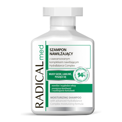 Radical Med Moisturising Shampoo for Dry, Brittle and Frizzy Hair 300ml