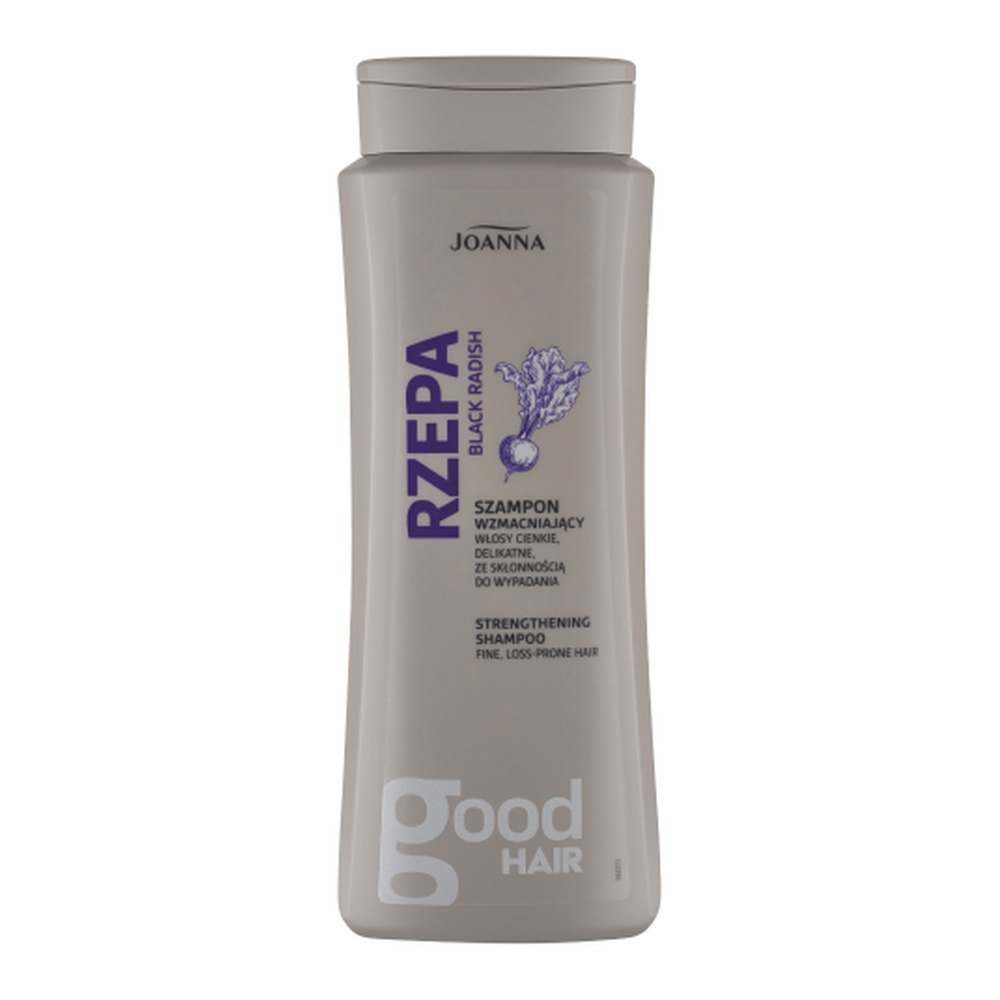 Joanna Black Radish Strengthening Shampoo for Delicate Thin and Falling Out Hair 400ml