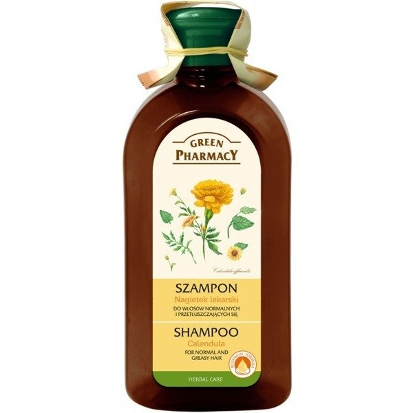 Green Pharmacy Shampoo for Normal and Greasy Hair with Calendula 350ml