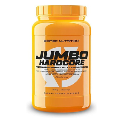 SciTec Jumbo Hardcore, Banana Yoghurt - 1530g