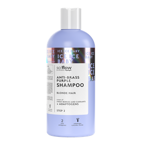 So!Flow Purple Cooling Shampoo with Yellow Tones for Blonde Hair 300ml