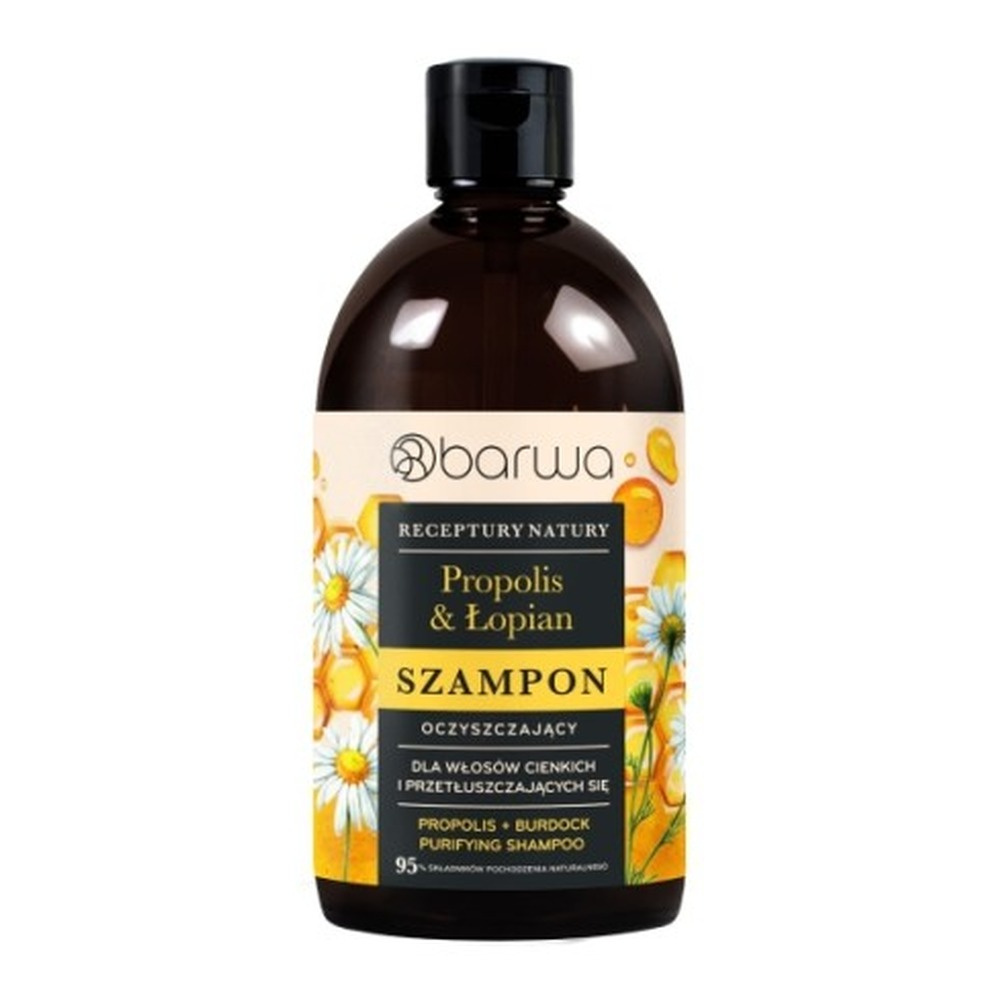 Barwa Recipes of Nature Purifying Propolis and Burdock Shampoo 380ml