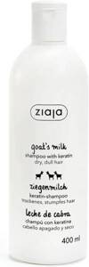 Ziaja Goat''s Milk Strengthening Shampoo with Keratin for Dry Dull Hair 400ml