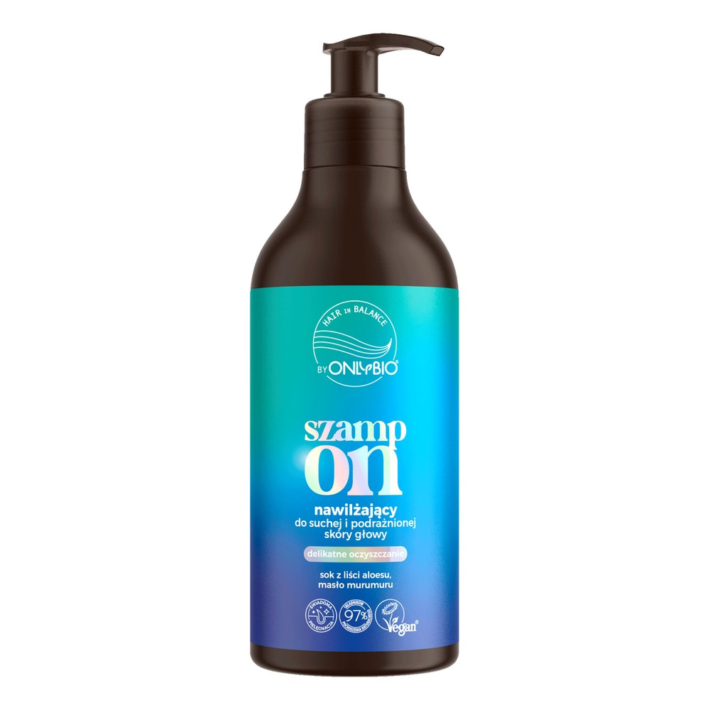 OnlyBio Hair In Balance Moisturizing Shampoo for Dry and Irritated Scalp 400ml