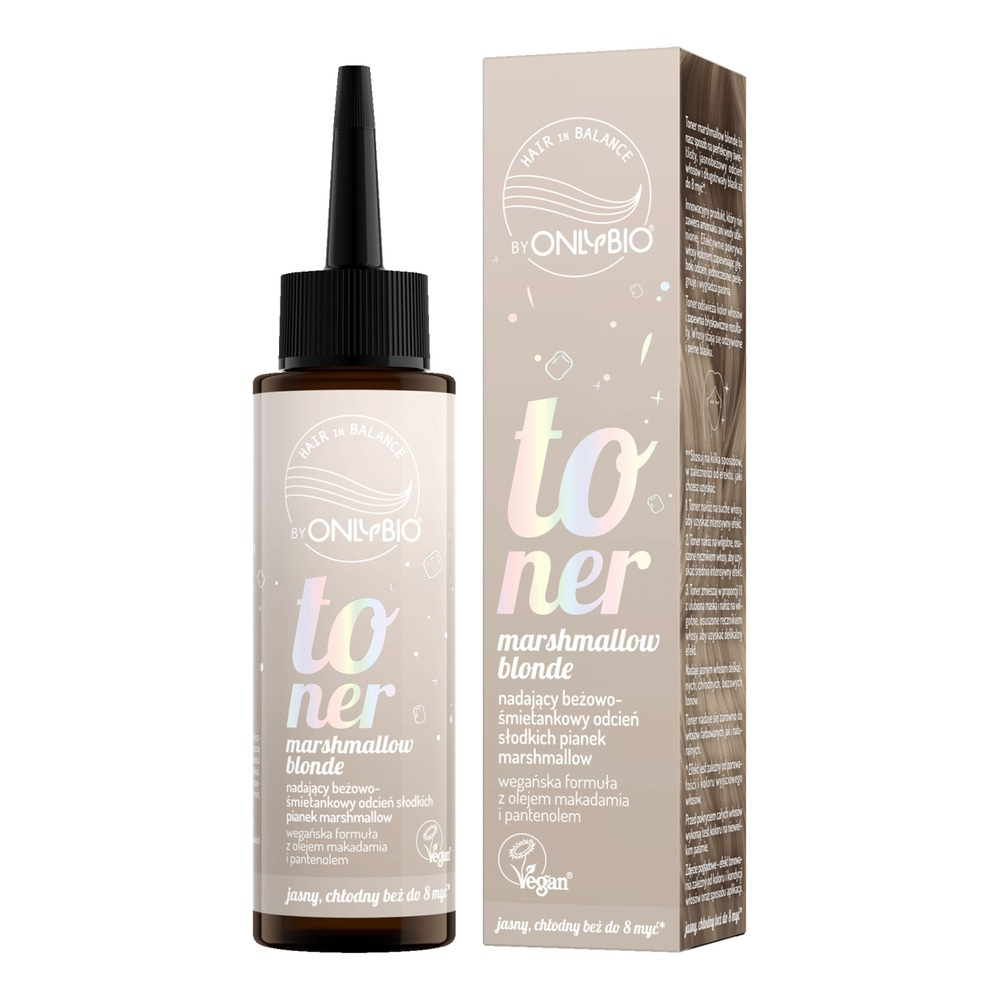 OnlyBio Hair in Balance Toner Marshmallow Blonde Beige-Cream 100ml