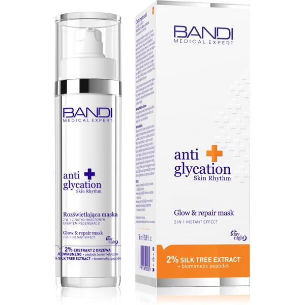 Bandi Anti Glycation Glow & Repair Mask 2in1 Instant Effect for Tired Skin 50ml