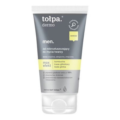 Tolpa Dermo Men Max Effect Micro-Exfoliating Face Wash Gel 150ml