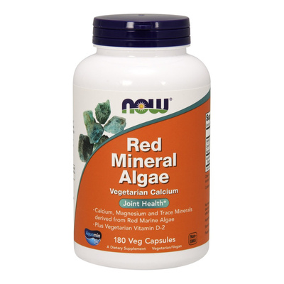 Now Foods Red Mineral Algae Supports Joint Function 180 Capsules