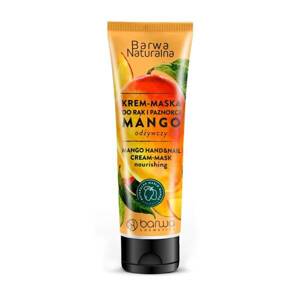 Barwa Natural Mango Nourishing Cream-Mask for Hands and Nails for Dry Skin 100ml