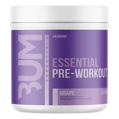 Raw Nutrition CBUM Essential Pre-Workout, Grape - 423g