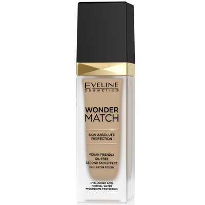 Eveline Wonder Match Vegan Face Foundation 30 Cool Beige 30ml