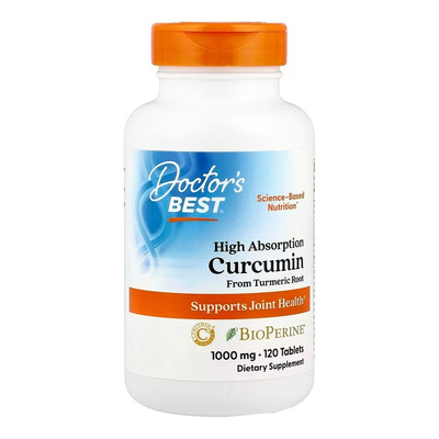 High Absorption Curcumin From Turmeric Root with C3 Complex & BioPerine, 1000mg - 120 tablets